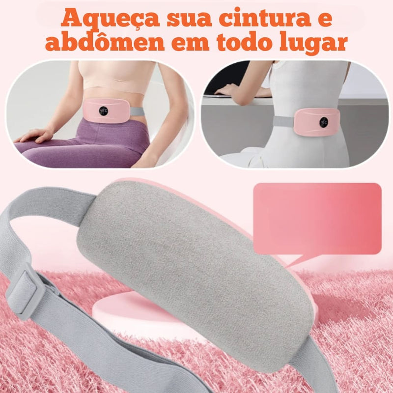 Cinto Massageador para Cólica + Brinde Cabo Usb