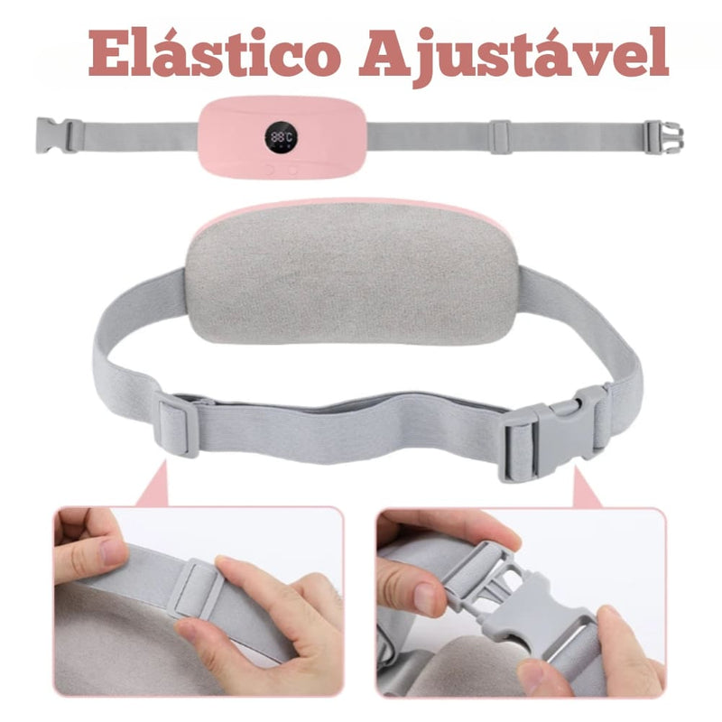 Cinto Massageador para Cólica + Brinde Cabo Usb